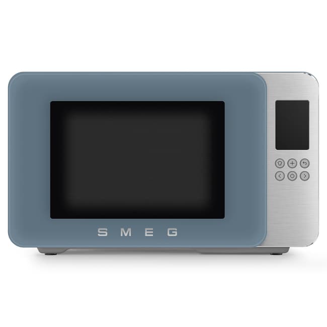 Smeg Microwave 29l | Storm Blue | MOC01SBMUK