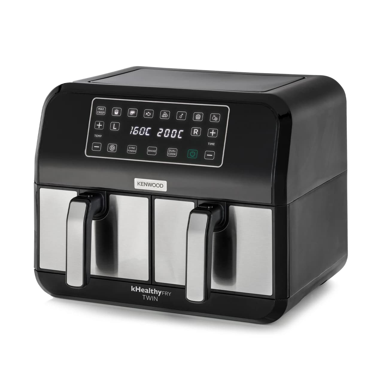 Kenwood HFM20.000MB kHealthy Fry Twin Air Fryer 8L – Black