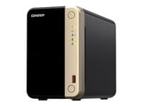 QNAP - TS-264 - NAS server - 2 bays - SATA 6Gb/s - RAID 0, 1, 5, 6, 10, 50, JBOD, 60 - RAM 8 GB - 2.5 Gigabit Ethernet - iSCSI support