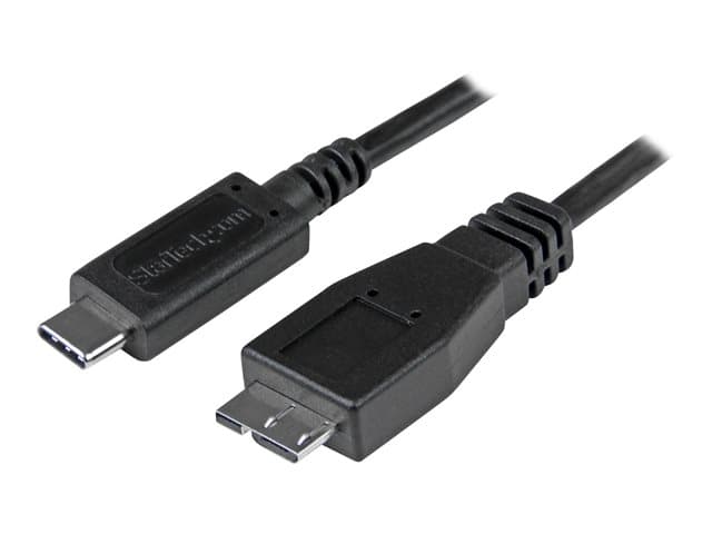 STARTECH.COM - StarTech USB C to Micro USB Cable 0.5m - USB 3.1 Type C to Micro USB Type B Cable - Micro USB 3.1 to USB-C - Thunderbolt 3 Compatible (USB31CUB50CM) - USB-C cable - USB-C to Micro-USB Type B - 50 cm