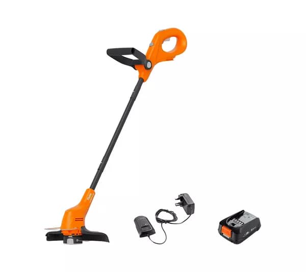 FLYMO SimpliTrim 250 Cordless Grass Trimmer Kit - Orange & Charcoal