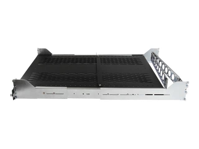 STARTECH.COM - Startech 2U Vented Sliding Server Rack Shelf w/ Cable Management Arm - 27.7 to 31.6in Adjustable Mounting Depth - 50lb - 24in Deep - Rack shelf - black - 2U - 19" - for P/N: RK1233BKM, RK2433BKM, RK2537BKM, RK3236BKF, RK4236BKB, RK4242BK24, RK4242BK30