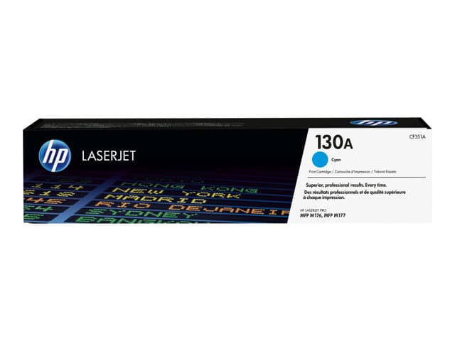 HP - 130A - cyan - original - LaserJet - toner cartridge (CF351A)