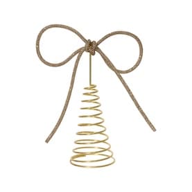 Glitter Christmas Tree Topper 20cm