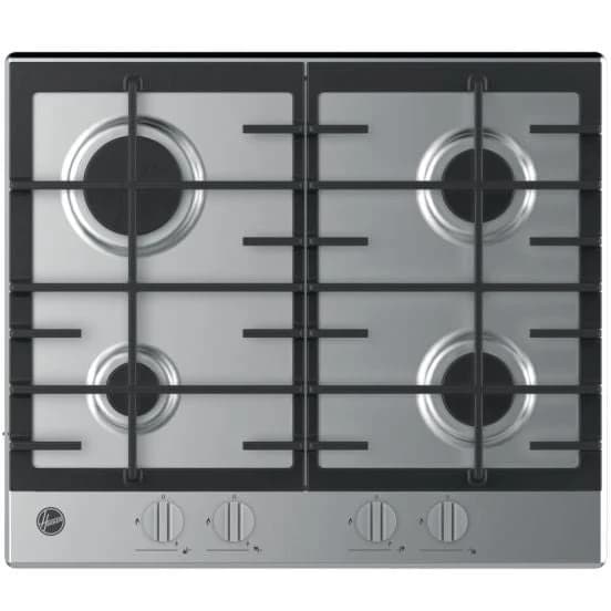 Hoover 4 Burner Built-In Gas Hob - Stainless Steel | HHG6BRK3X
