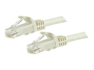 STARTECH.COM - Startech 1.5m CAT6 Ethernet Cable, 10 Gigabit Snagless RJ45 650MHz 100W PoE Patch Cord, CAT 6 10GbE UTP Network Cable w/Strain Relief, White, Wiring is UL Certified/TIA - Category 6 - 24AWG (N6PATC150CMWH) - patch cable - 1.5 m - white