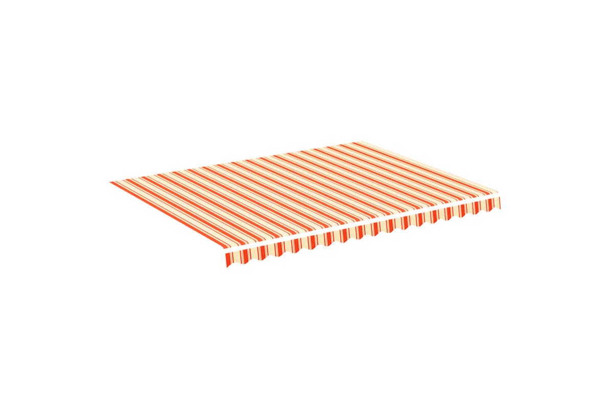 Vidaxl 312017 Replacement Fabric For Awning Yellow And Orange 4x3 M