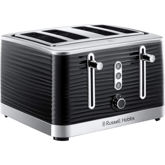 Russell Hobbs Inspire 4 Slice Black Toaster | 24381