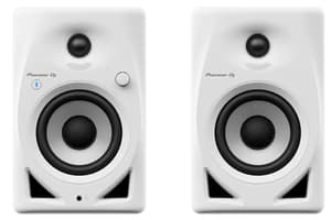 Pioneer DJ DM-40D-BT-W 4" Desktop Monitor Speaker with Bluetooth | White