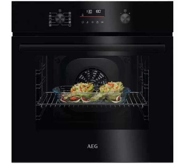 AEG OU5PB40CK Electric Pyrolytic Oven - Black