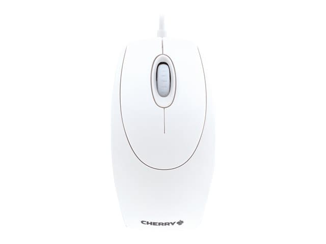 Cherry - WheelMouse - mouse - PS/2, USB - white/grey