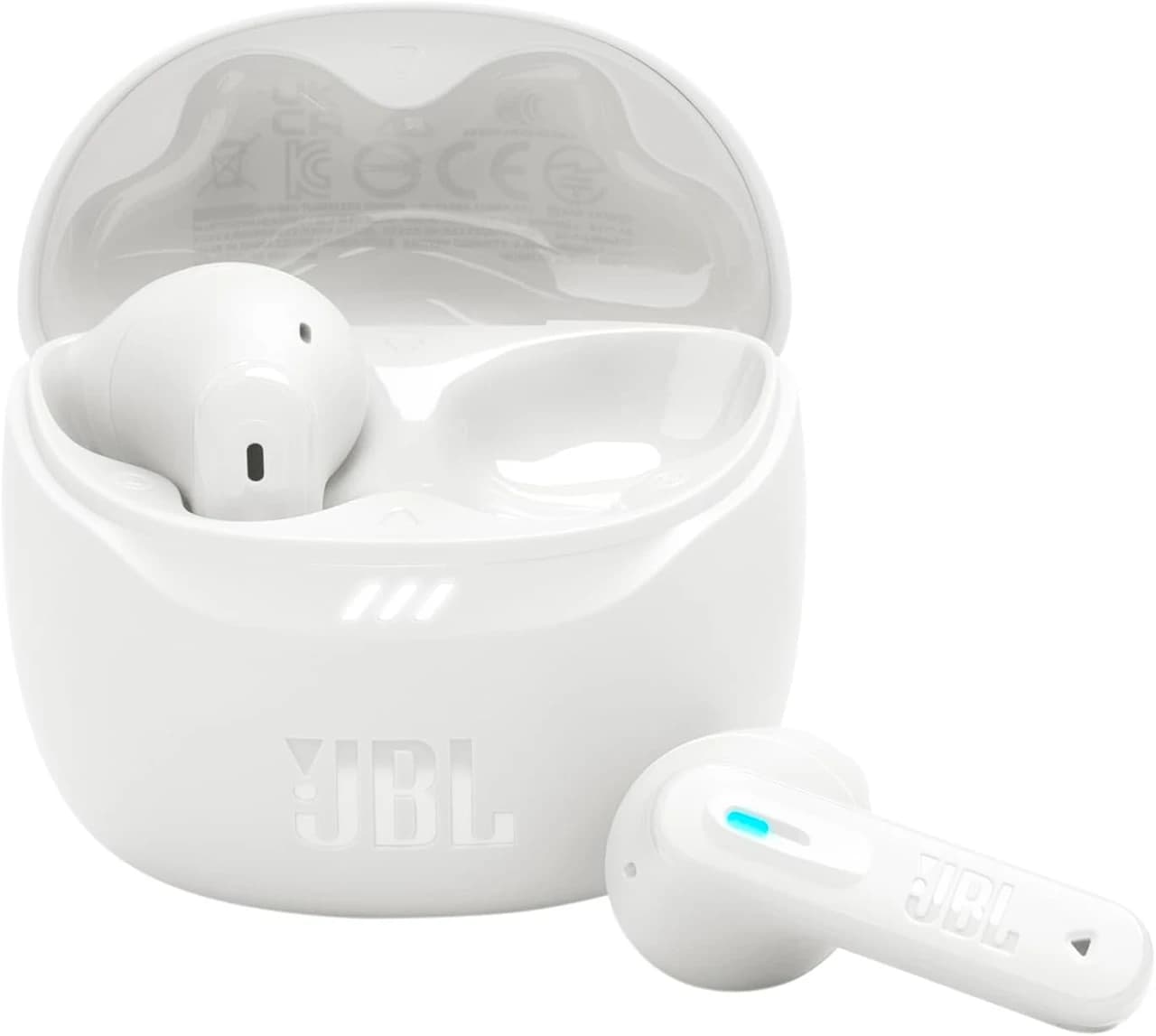 JBL JBLTFLEX2WHT Tune Flex 2 True Wireless Noise Cancelling Earbuds – White