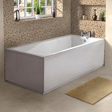GRADE A1 - Rutland Square Single Ended Bath - 1700 x 750mm