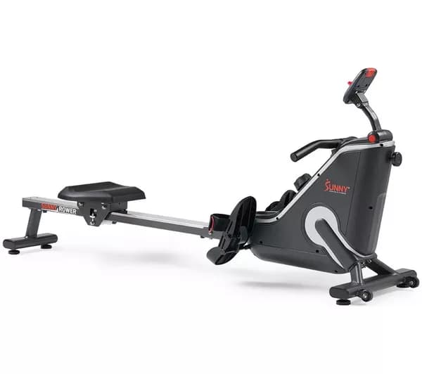 SUNNY HEALTH Smart Bluetooth Magnetic Rowing Machine - Black