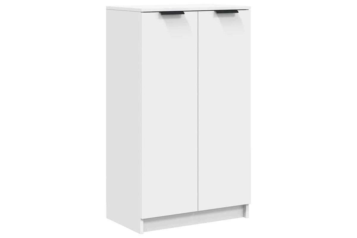 Vidaxl 811439 Shoe Cabinet White 59x35x100 Cm Engineered Wood