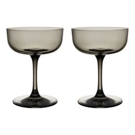 Like Smoke Champagne Coupe, Set of Two