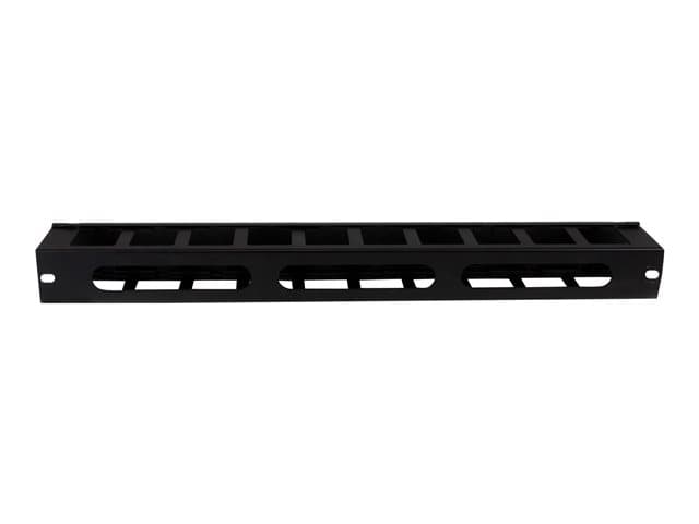 Startech 1U Horizontal Finger Duct Rack Cable Management Panel with Cover