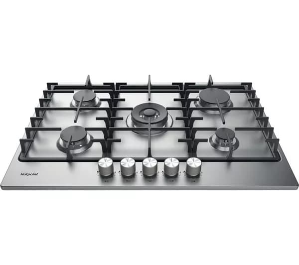 HOTPOINT PPH 75G DF IX UK 73 cm Gas Hob - Stainless Steel