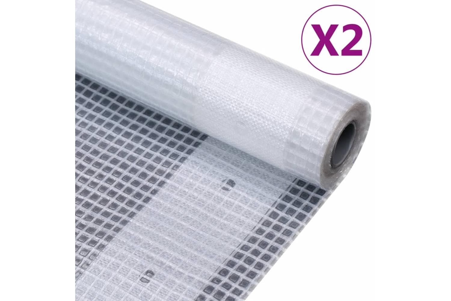 Vidaxl 3082815 Leno Tarpaulins 2 Pcs 2x10 M White