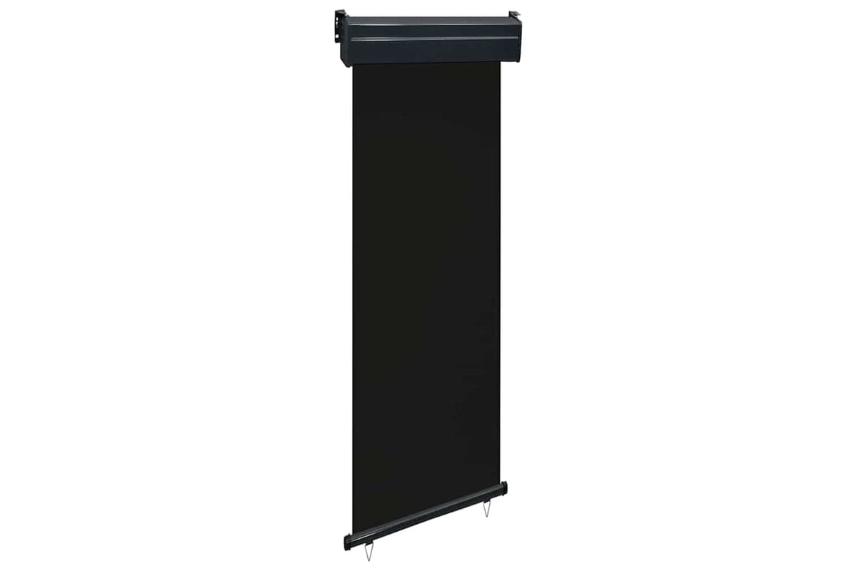 vidaXL Balcony Side Awning 65x250cm Black