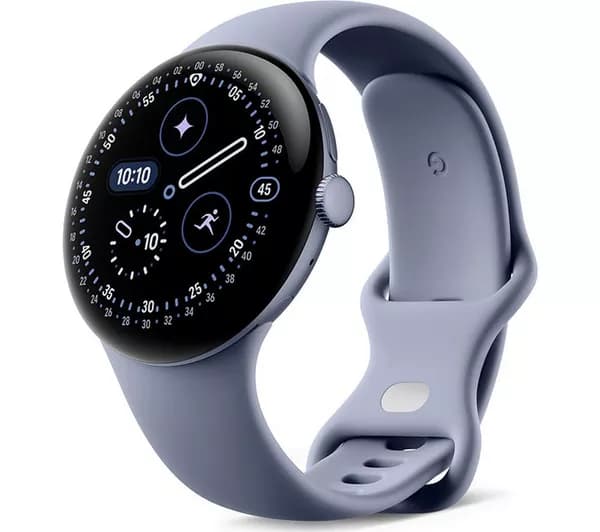 GOOGLE Pixel Watch 4 4G LTE - Satin Moonstone Aluminium Case with Moonstone Active Band, 45 mm