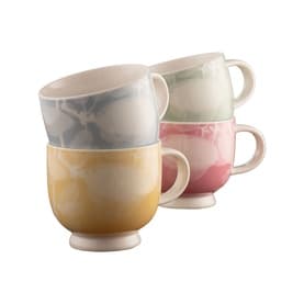 Laurel Footed Mug 470ml Four-Piece Set