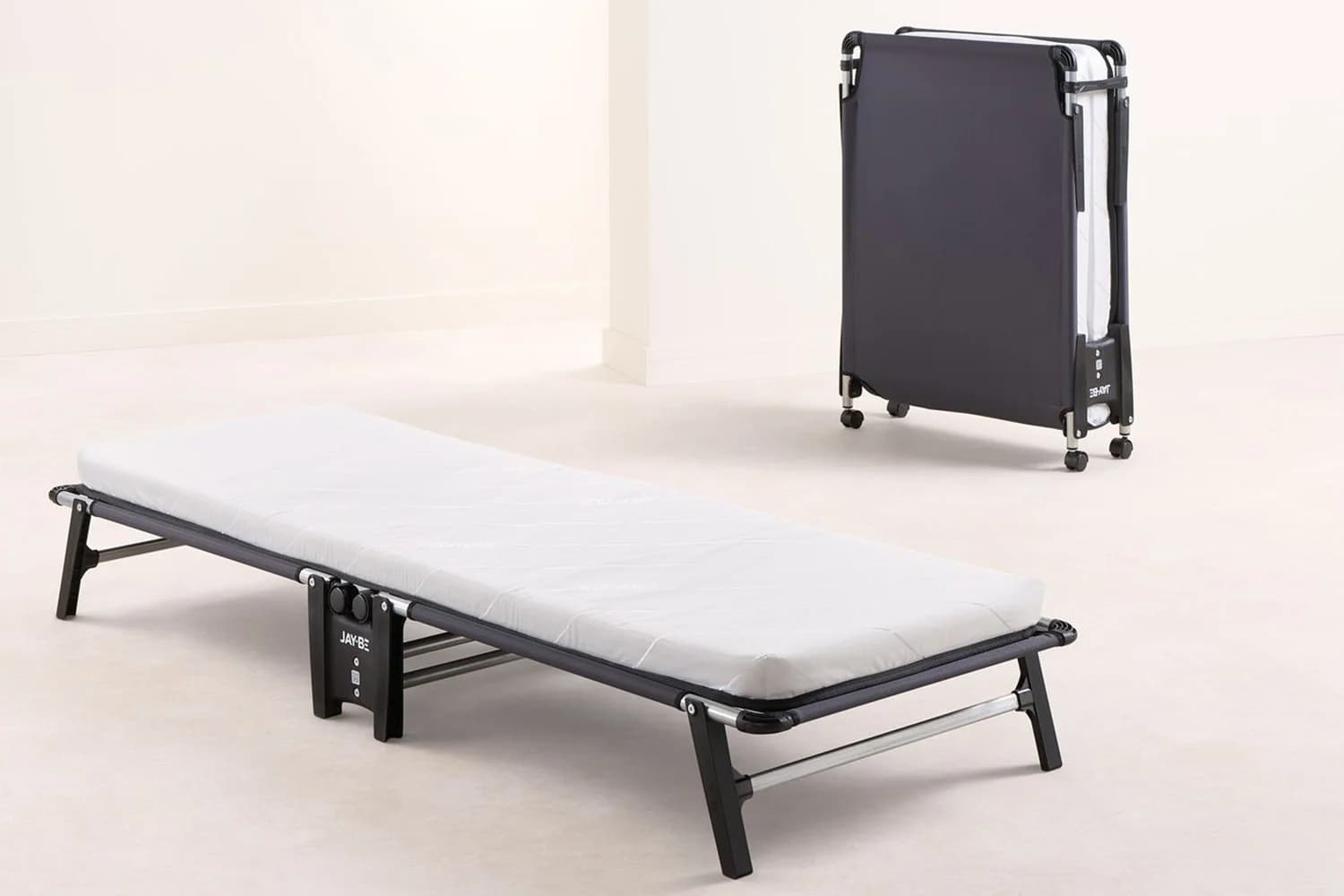 JAY-BE Hideaway Folding Guest Bed | Single | Black