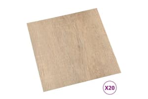 Vidaxl Self-adhesive Flooring Planks 20 Pcs Pvc 1.86 Sq M Brown