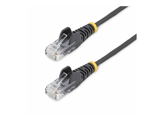 STARTECH.COM - Startech 10m Black Slim CAT6 Ethernet Cable, Snagless, 28AWG, LSZH - patch cable - 10 m - black