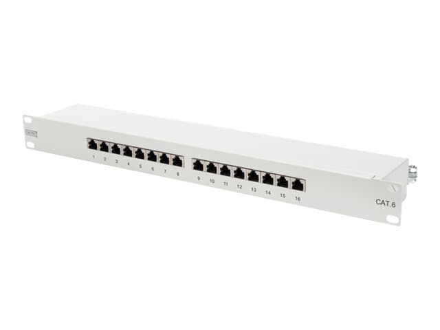 DIGITUS - Professional DN-91616S-B - patch panel - 1U - 19"