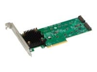 BROADCOM - MegaRAID 9520-2M2 - Storage controller (RAID) - 8 Channel - SATA 6Gb/s / PCIe 4.0 x8 (NVMe) - low profile - RAID 0, 1 - PCIe 4.0 x8