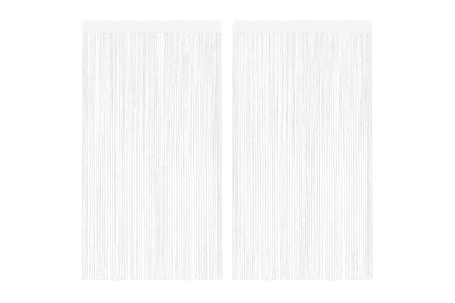 vidaXL 132399 String Curtains 2 Pcs 140x250cm White