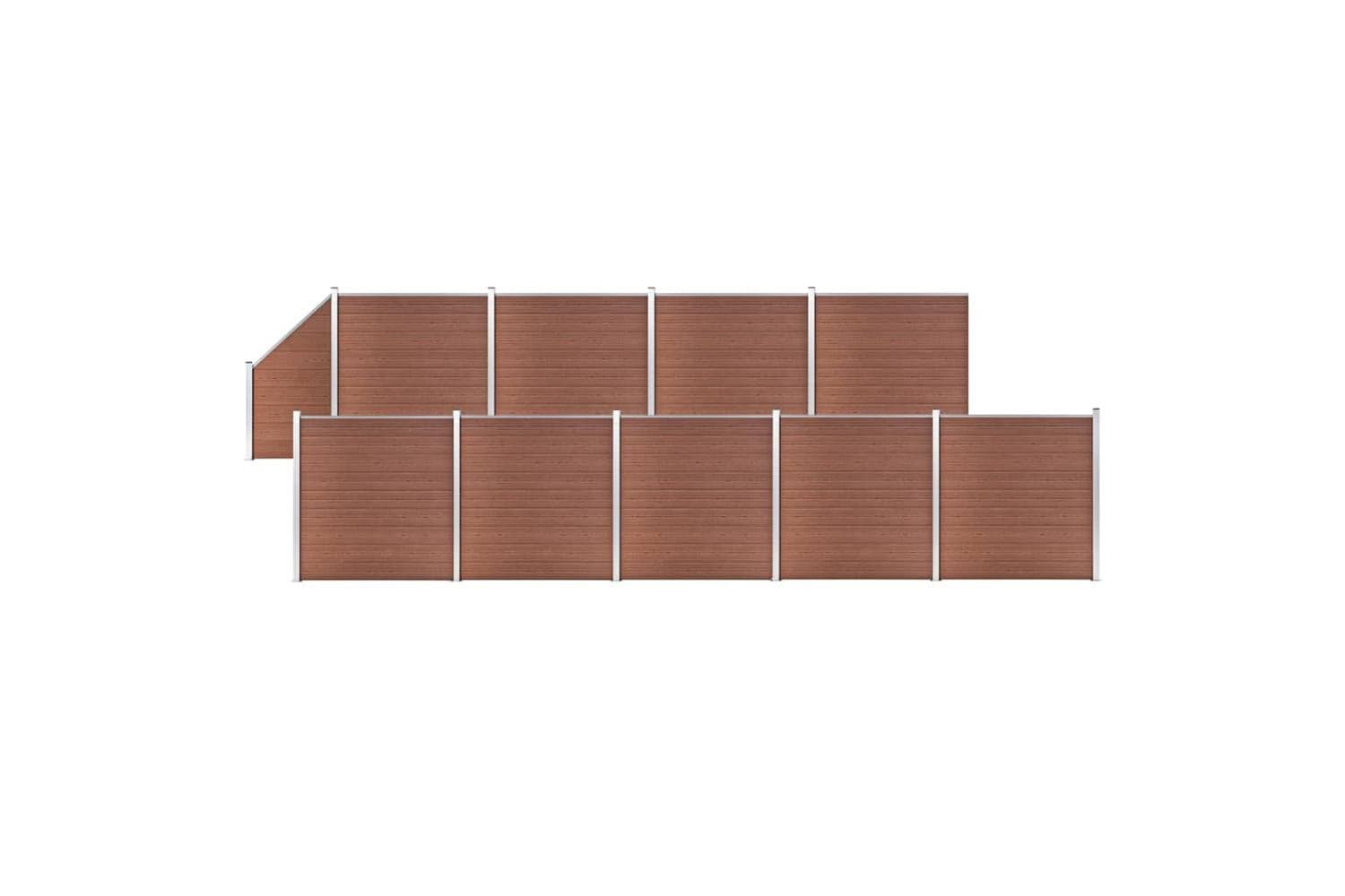 vidaXL WPC Fence