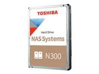 TOSHIBA - N300 NAS - Hard drive - 8 TB - internal - 3.5" - SATA 6Gb/s - 7200 rpm - buffer: 512 MB