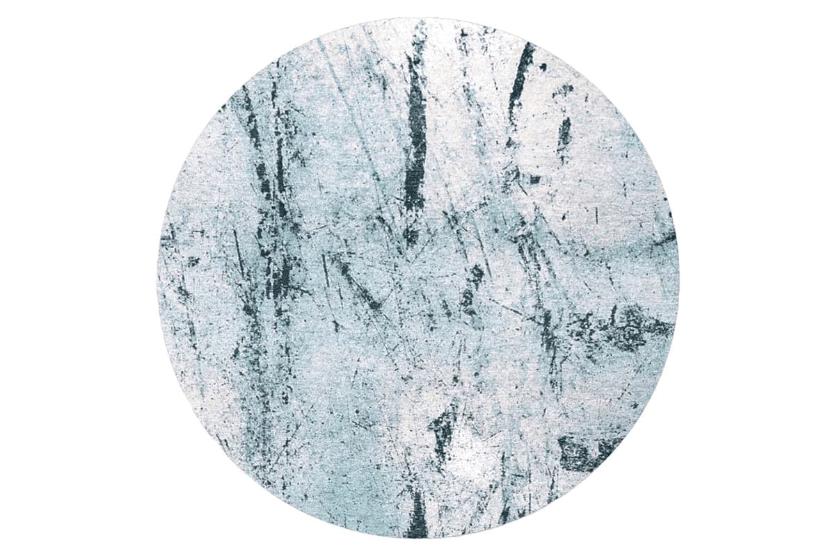 Louis De Poortere | Sol Dragonfly Eco Round Rug | Blue | 140 x 140 cm