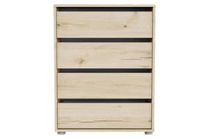 Blokty Chest of Drawer | 4 Drawer | Oak Effect