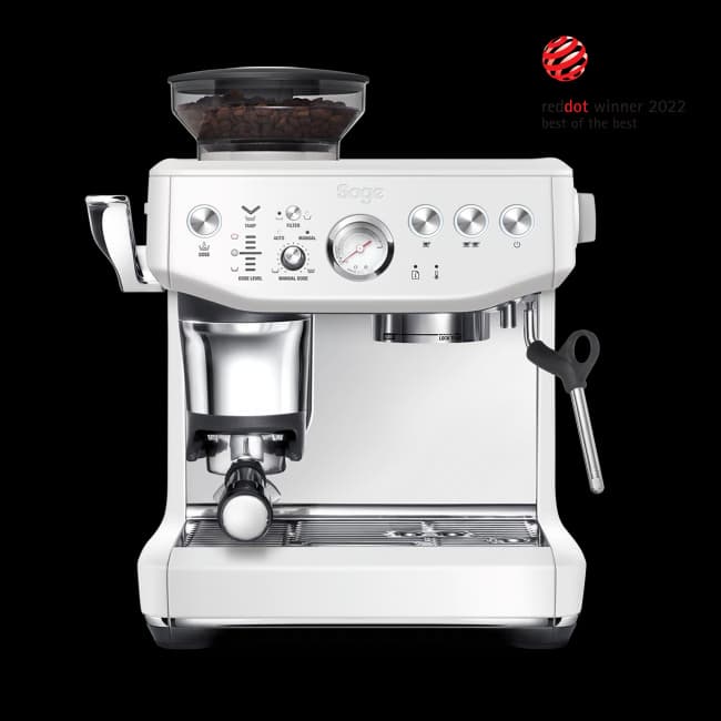 Sage Barista Express Impress Coffee Machine - Sea Salt | SES876SST4GUK1