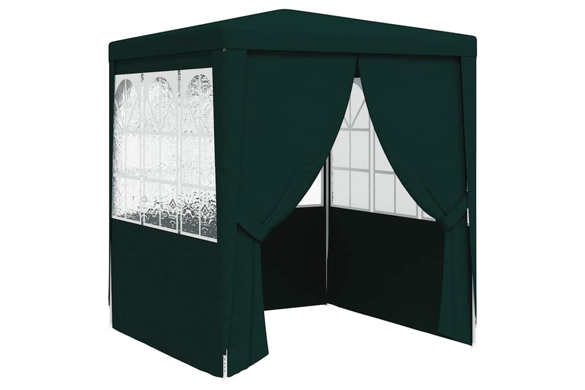 Vidaxl 48534 Professional Party Tent With Side Walls 2.5x2.5 M Green