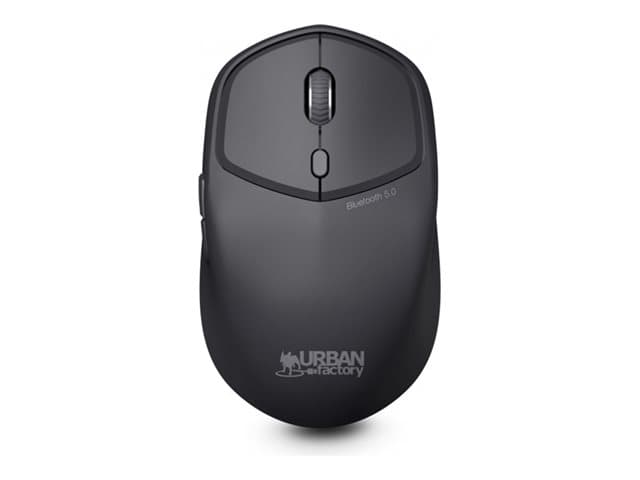 URBAN FACTORY - Urban Factory Onlee Color - mouse - ambidextrous, 1600 dpi - Bluetooth 5.0 LE - black
