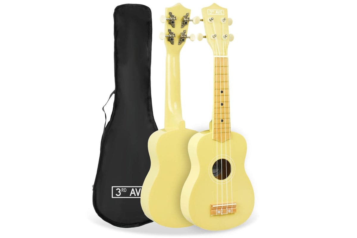 3rd Avenue Soprano Ukulele - Pastel Yellow