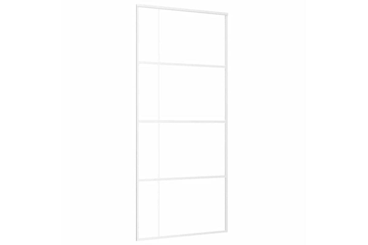 Vidaxl 151684 Sliding Door Esg Glass And Aluminium 90x205 Cm White