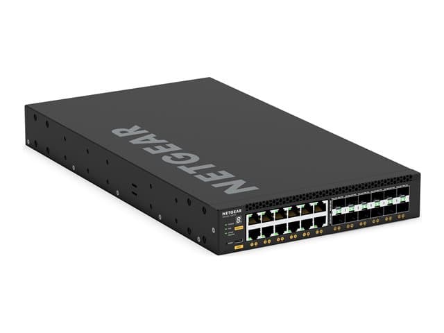 NETGEAR - M4350 Series M4350-12X12F - Switch - L3 - Managed - 12 x 1/2.5/5/10GBase-T + 12 x SFP+ - front to back airflow - rack-mountable