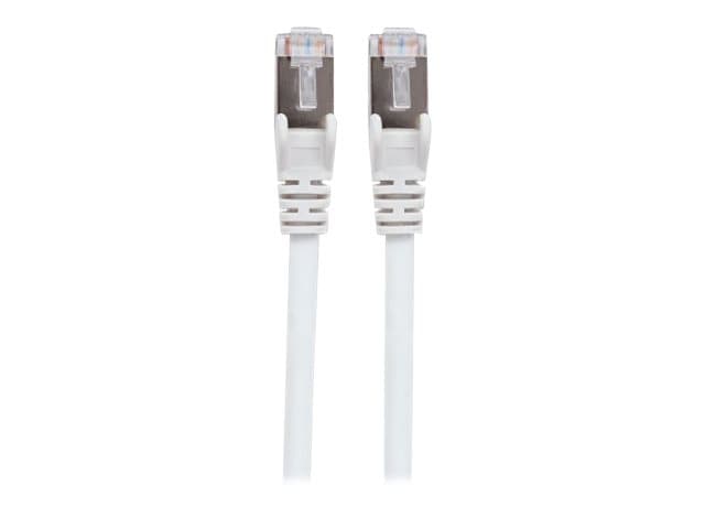 INTELLINET - Network Patch Cable, Cat6, 30m, White, Copper, S/FTP, LSOH / LSZH, PVC, RJ45, Gold Plated Contacts, Snagless, Booted, Lifetime Warranty, Polybag - patch cable - white