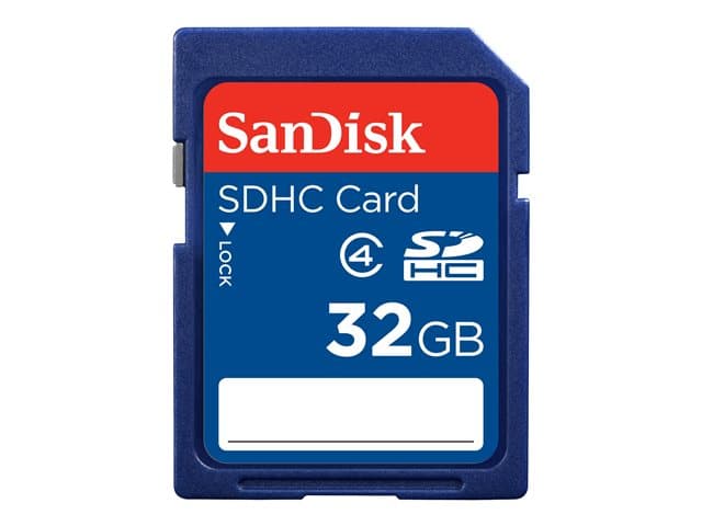 SANDISK - Standard - flash memory card - 32 GB - SDHC