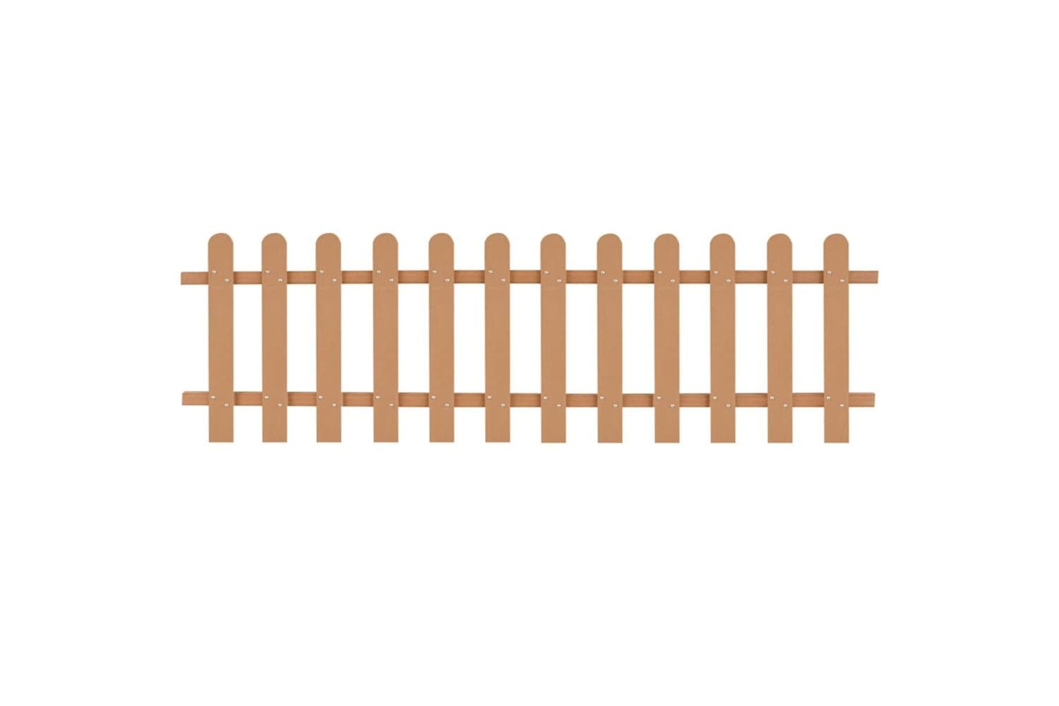 vidaXL 42822 Picket Fence Wpc 200x60cm