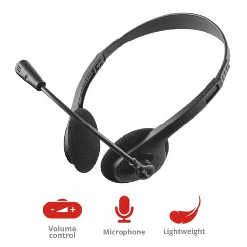 TRUST On-ear Chat Headset...