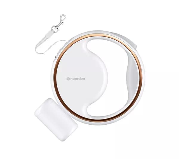 NOERDEN Lumi Retractable Pet Lead - White