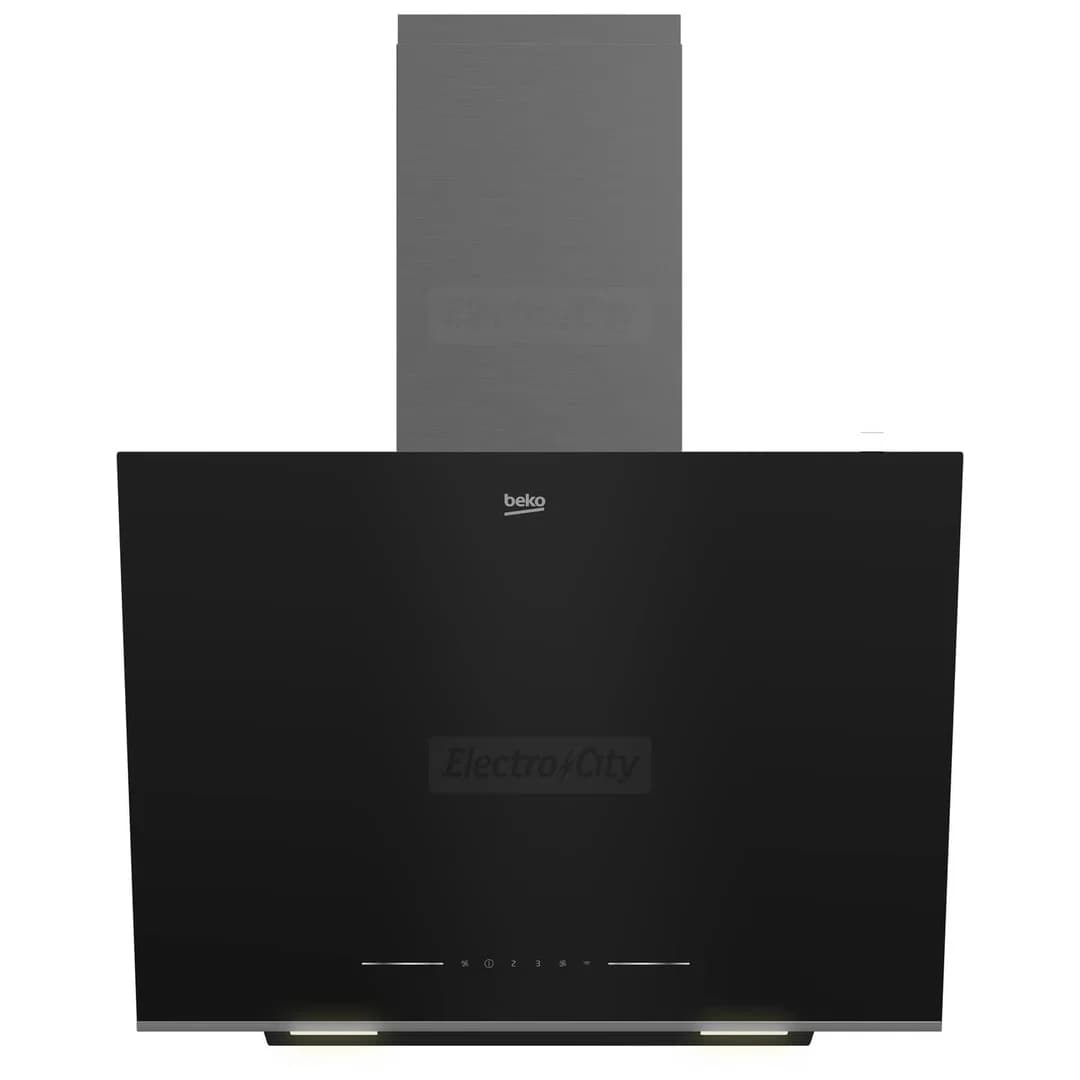 Beko 60cm Inclined Cooker Hood | Glass & Stainless Steel