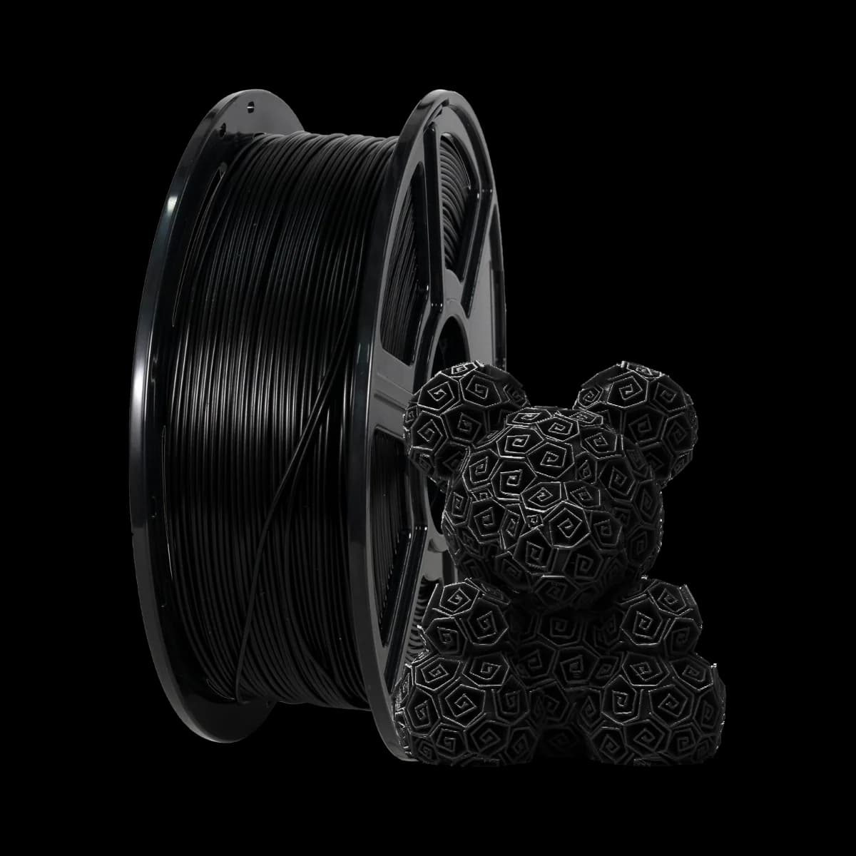 Flashforge PLA Basic 3D Printing Filament 1.75mm 1kg - Black | 90004237002
