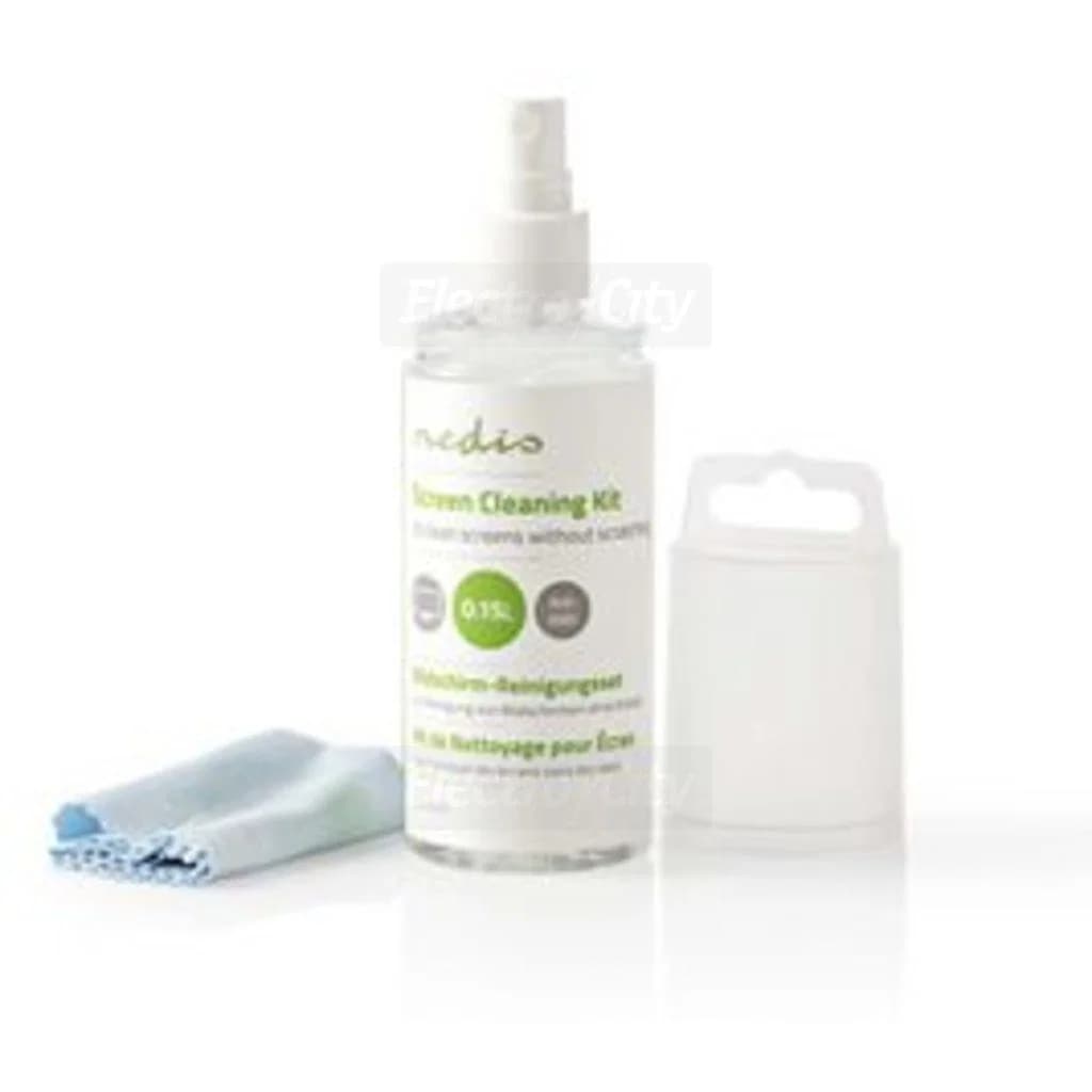 Nedis Screen Cleaner Spray 150 ml with Microfibre Wiper